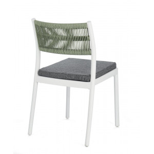 HAVANNA-II modern kültéri szék - antracit/szürke/zöld
