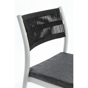 HAVANNA-II modern kültéri szék - antracit/szürke/zöld