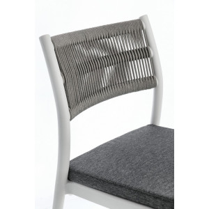 HAVANNA-II modern kültéri szék - antracit/szürke/zöld