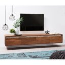 KIPLING-II prémium akác fali TV-szekrény - 200/240cm