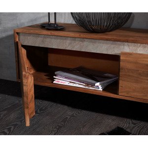 KIPLING-II prémium akác fali TV-szekrény - 240cm