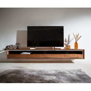 MELVILLE prémium akác fali TV-szekrény - 145/175/240cm