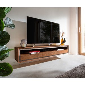 MELVILLE prémium akác fali TV-szekrény - 145/175cm
