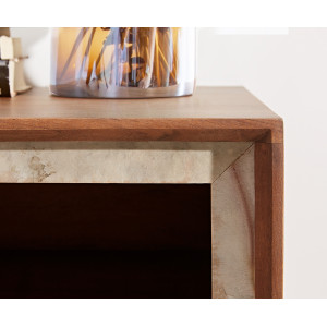 STONEGRACE prémium akác TV-szekrény - 145/175cm