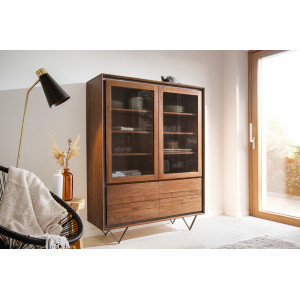 STONEGRACE prémium akác vitrin - 150cm bútor