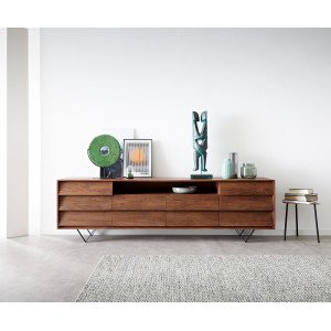 EVANS prémium akác komód - 240cm