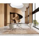 DANA prémium boucle étkezőszék - fehér