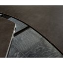 MOZART prémium kerámia étkezőasztal - 130-200cm - barna