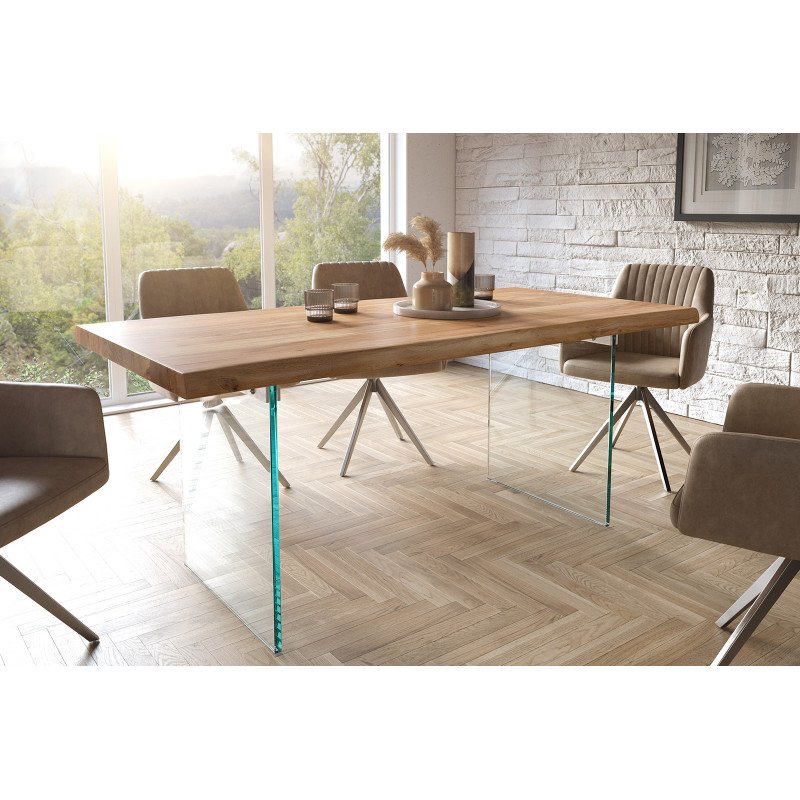 EMERY prémium akác étkezőasztal - 140/160/180/200cm