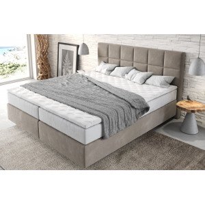 COMFY prémium boxspring ágy - 140/160/180cm - beige DELIFE