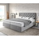DREAM prémium boxspring ágy - 140/160/180cm - szürke