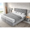 DREAM prémium boxspring ágy - 140/160/180cm - szürke