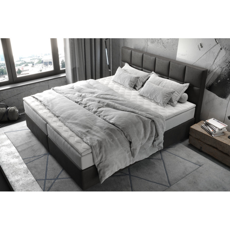 COMFY prémium boxspring ágy -160/180cm - antracit