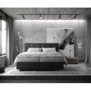 COMFY prémium boxspring ágy -160/180cm - antracit