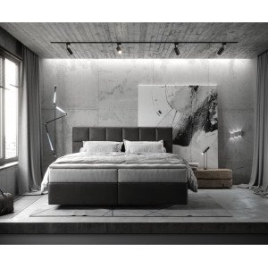 COMFY prémium boxspring ágy -160/180cm - antracit