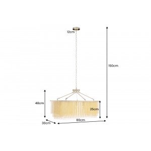 ROYAL exkluzív függőlámpa - 80cm - arany