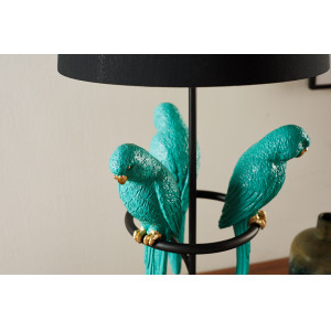 PARROT design asztali lámpa - 75cm - türkiz