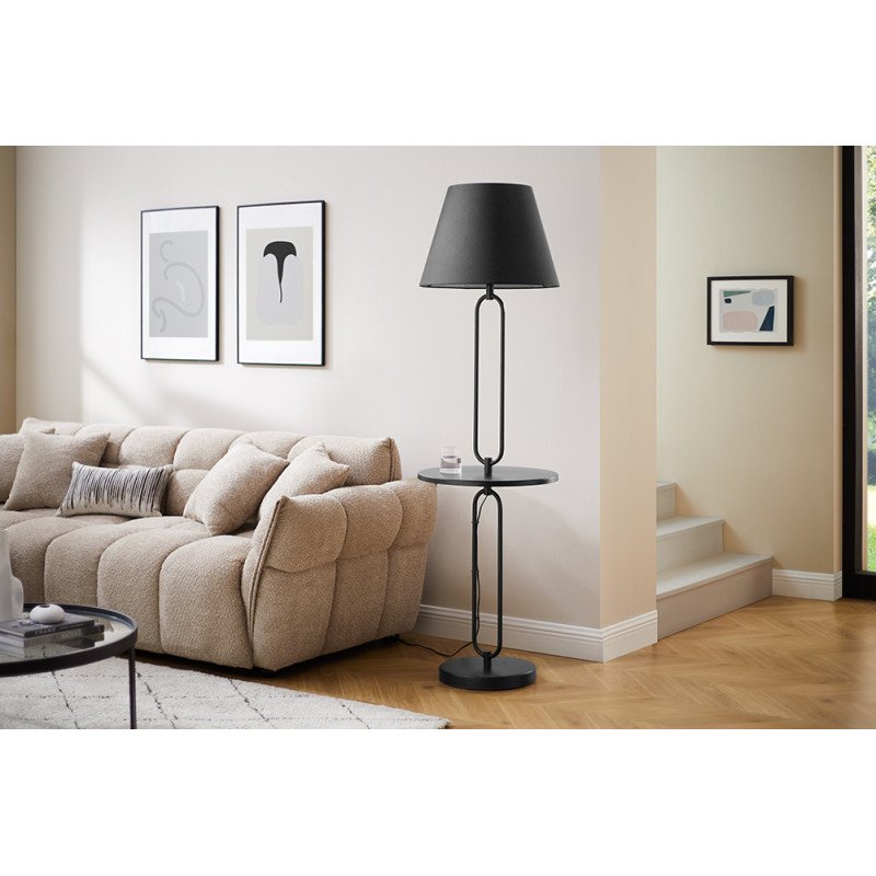 SERVANT design állólámpa - 175cm - fekete