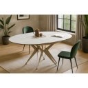 HERRERA exkluzív kerámia bővíthető étkezőasztal - 120-170cm