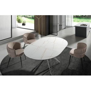 HERRERA exkluzív kerámia bővíthető étkezőasztal - 120-170cm Angel Cerdá