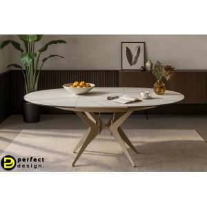 HERRERA exkluzív kerámia bővíthető étkezőasztal - 120-170cm Angel Cerdá