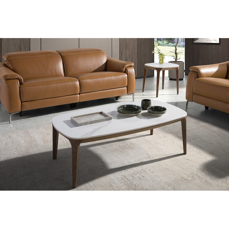 ELSA-II design kerámia dohányzóasztal - 119cm