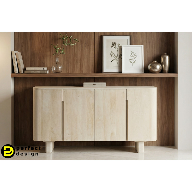 SERGIO modern mangófa komód - 150cm