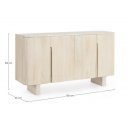 SERGIO modern mangófa komód - 150cm