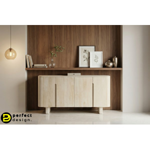 SERGIO modern mangófa komód - 150cm