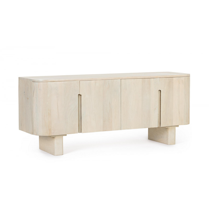 SERGIO modern mangófa TV-szekrény - 140cm