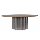 MARINO design mangófa/fém étkezőasztal - 200cm