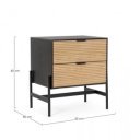 GREENVILLE design éjjeliszekrény