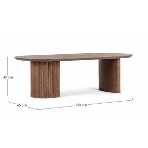 ORISSA mangófa dohányzóasztal - 130cm