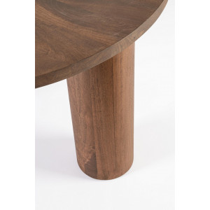 ORISSA mangófa dohányzóasztal - 80cm