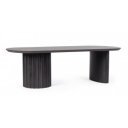 ORISSA BLACK mangófa dohányzóasztal - 130cm