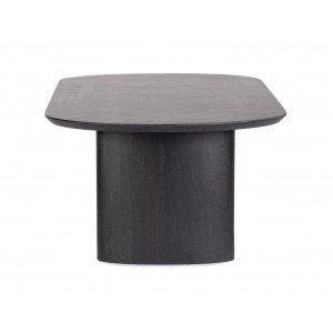 ORISSA BLACK mangófa dohányzóasztal - 130cm