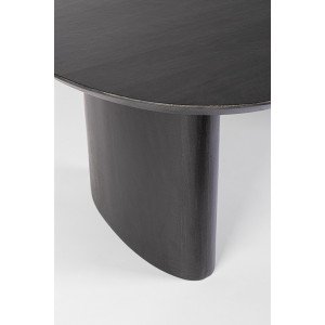 ORISSA BLACK mangófa dohányzóasztal - 130cm