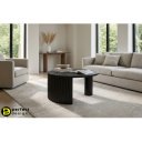 ORISSA BLACK mangófa dohányzóasztal - 80cm