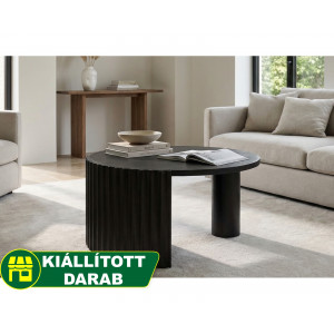 ORISSA BLACK mangófa dohányzóasztal - 80cm BIZZOTTO