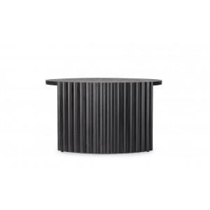 ORISSA BLACK mangófa dohányzóasztal - 80cm