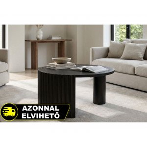 ORISSA BLACK mangófa dohányzóasztal - 80cm BIZZOTTO