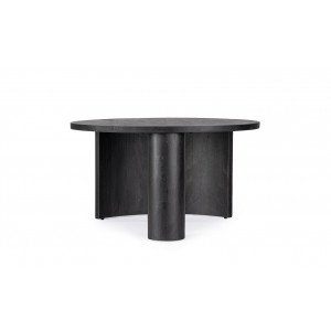 ORISSA BLACK mangófa dohányzóasztal - 80cm