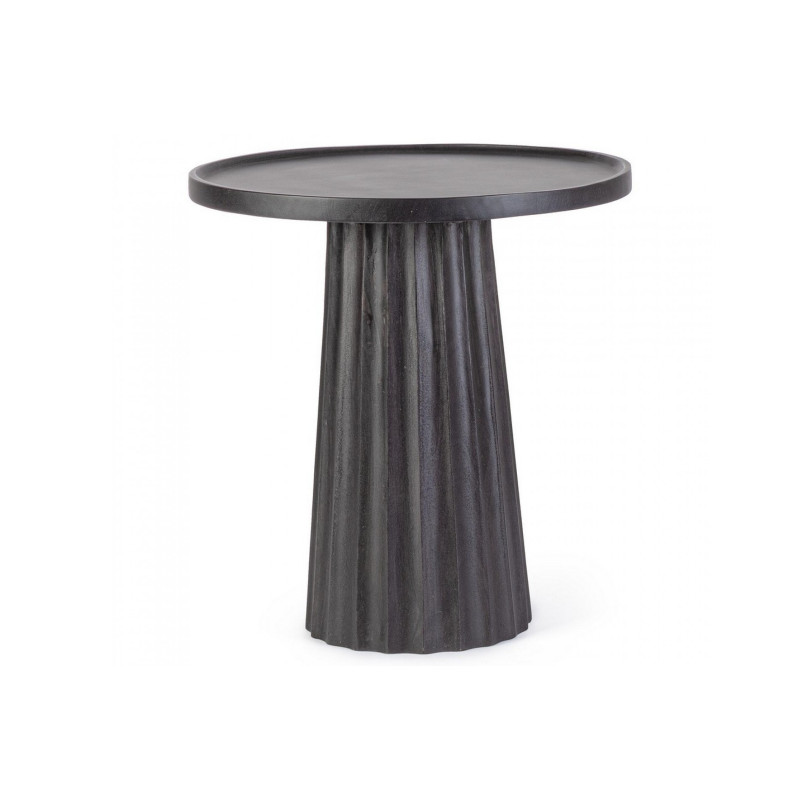 ORISSA BLACK mangófa lerakóasztal - 46cm
