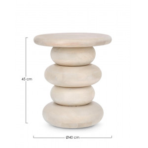 ZEN mangófa lerakóasztal - 40cm