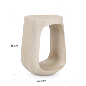 ZEN-II mangófa lerakóasztal - 33cm