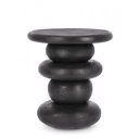 ZEN BLACK mangófa lerakóasztal - 40cm