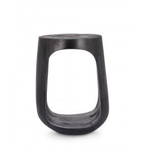 ZEN BLACK mangófa lerakóasztal - 33cm