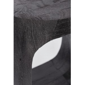 ZEN BLACK mangófa lerakóasztal - 33cm