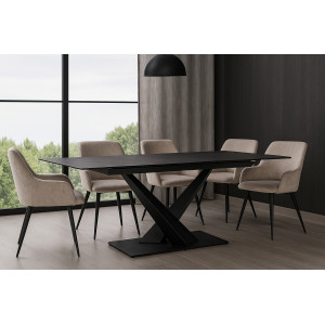 BOLSANO design bővíthető kerámia étkezőasztal - 160-200cm BIZZOTTO