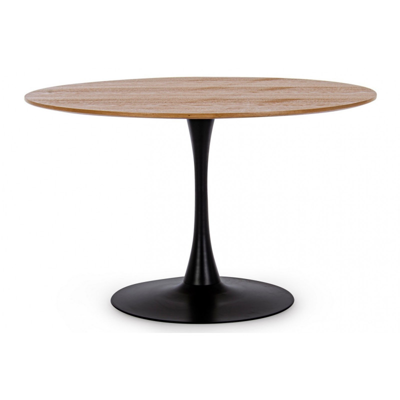 MONTISON kerek étkezőasztal - 120cm - barna